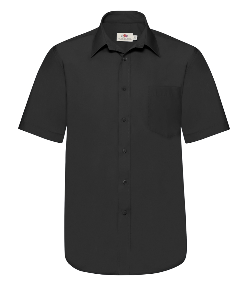 Fruit of the Loom Short Sleeve Poplin Shirt