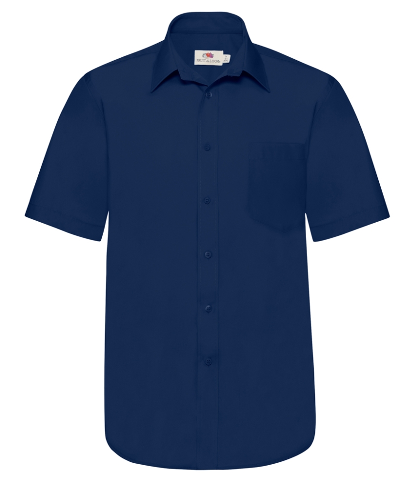 Fruit of the Loom Short Sleeve Poplin Shirt