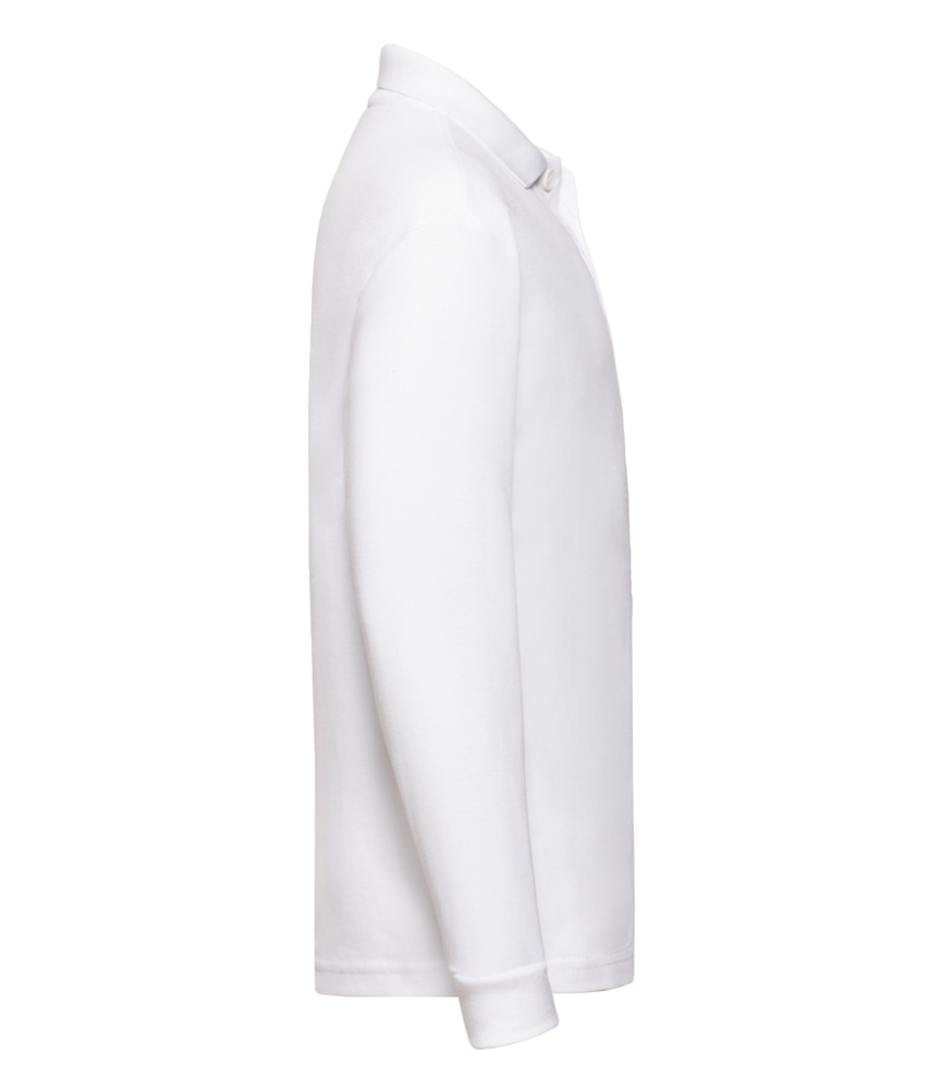 Fruit of the Loom Kids Long Sleeve Poly/Cotton Piqué Polo Shirt