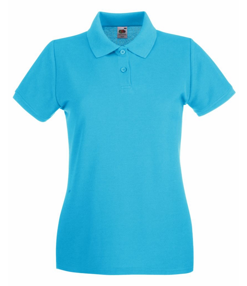Fruit of the Loom Lady-Fit Premium Cotton Piqué Polo Shirt