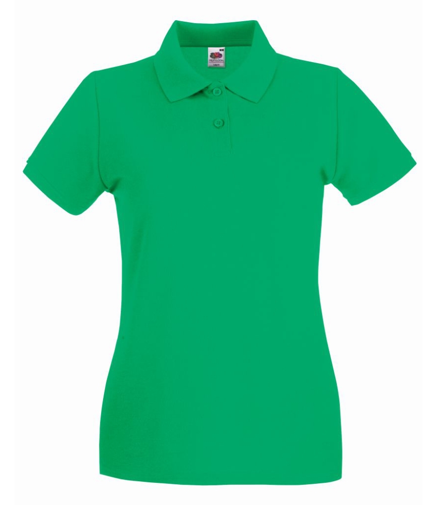 Fruit of the Loom Lady-Fit Premium Cotton Piqué Polo Shirt