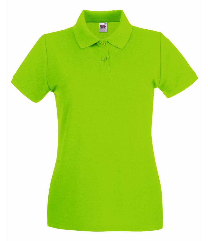 Fruit of the Loom Lady-Fit Premium Cotton Piqué Polo Shirt