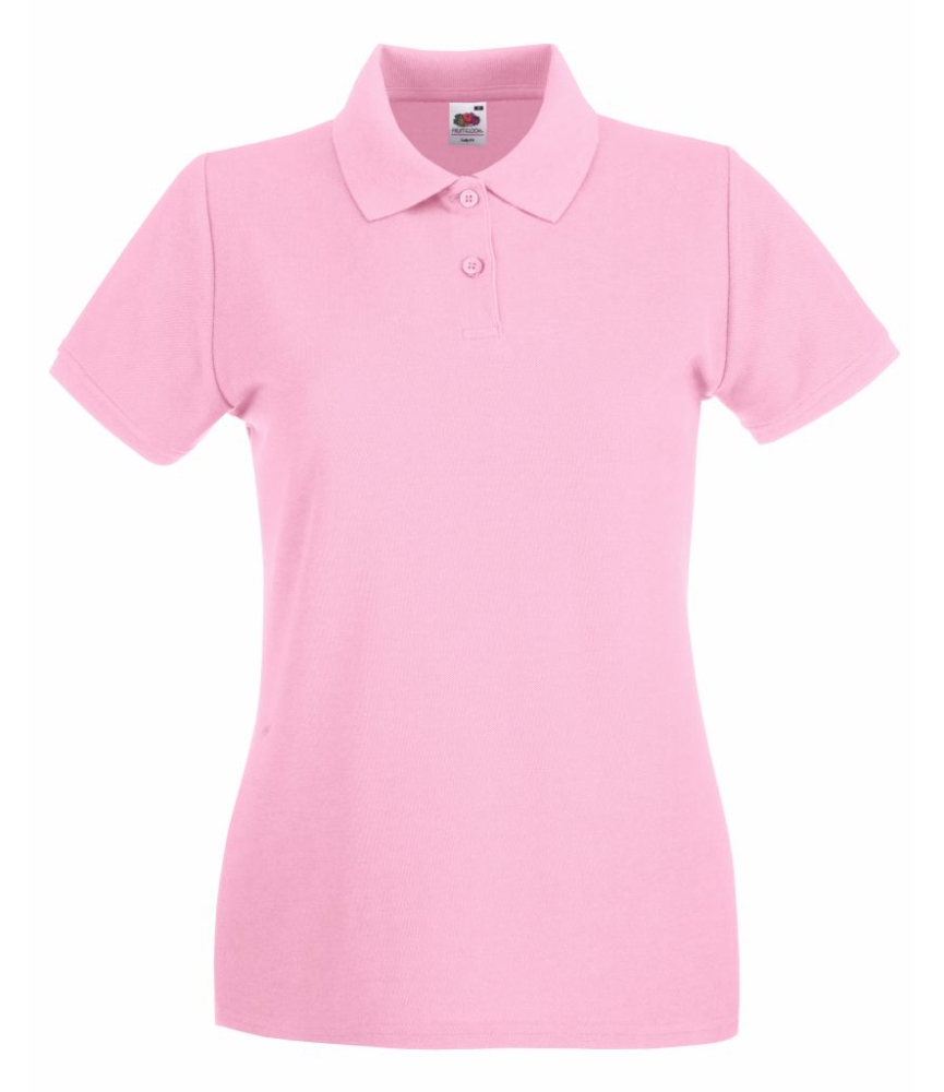 Fruit of the Loom Lady-Fit Premium Cotton Piqué Polo Shirt