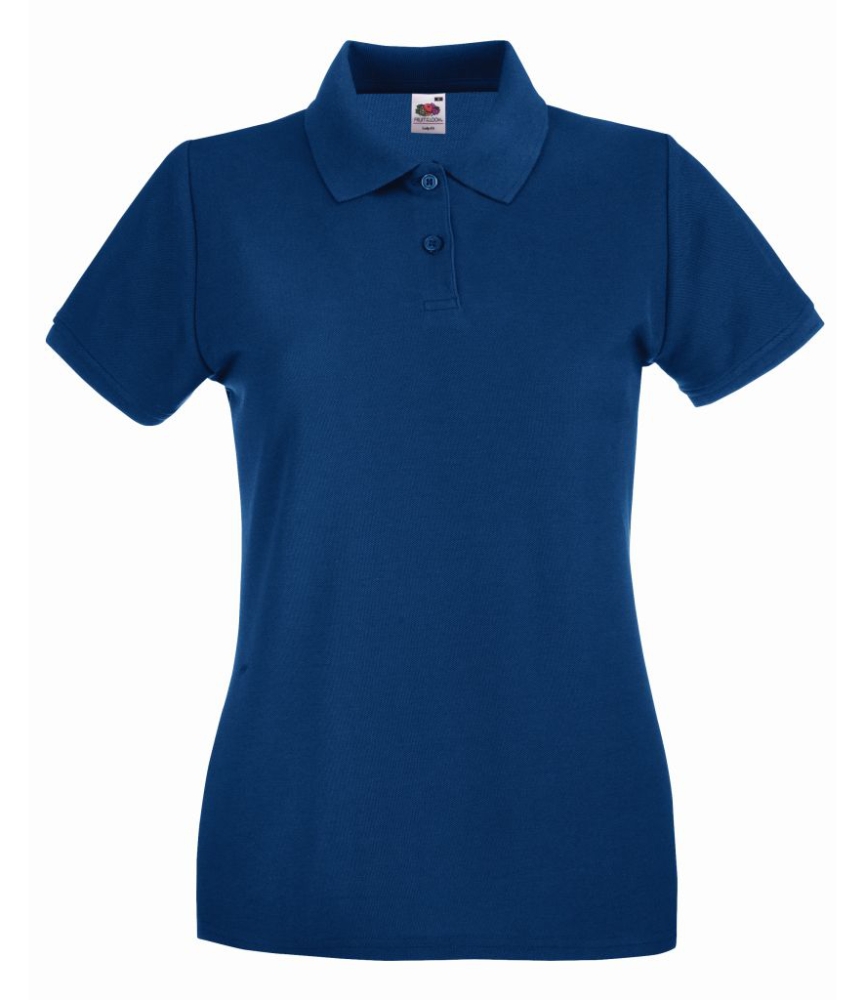 Fruit of the Loom Lady-Fit Premium Cotton Piqué Polo Shirt