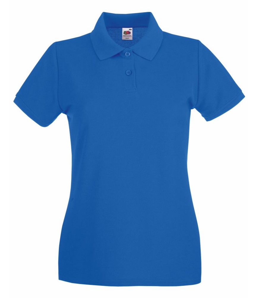 Fruit of the Loom Lady-Fit Premium Cotton Piqué Polo Shirt