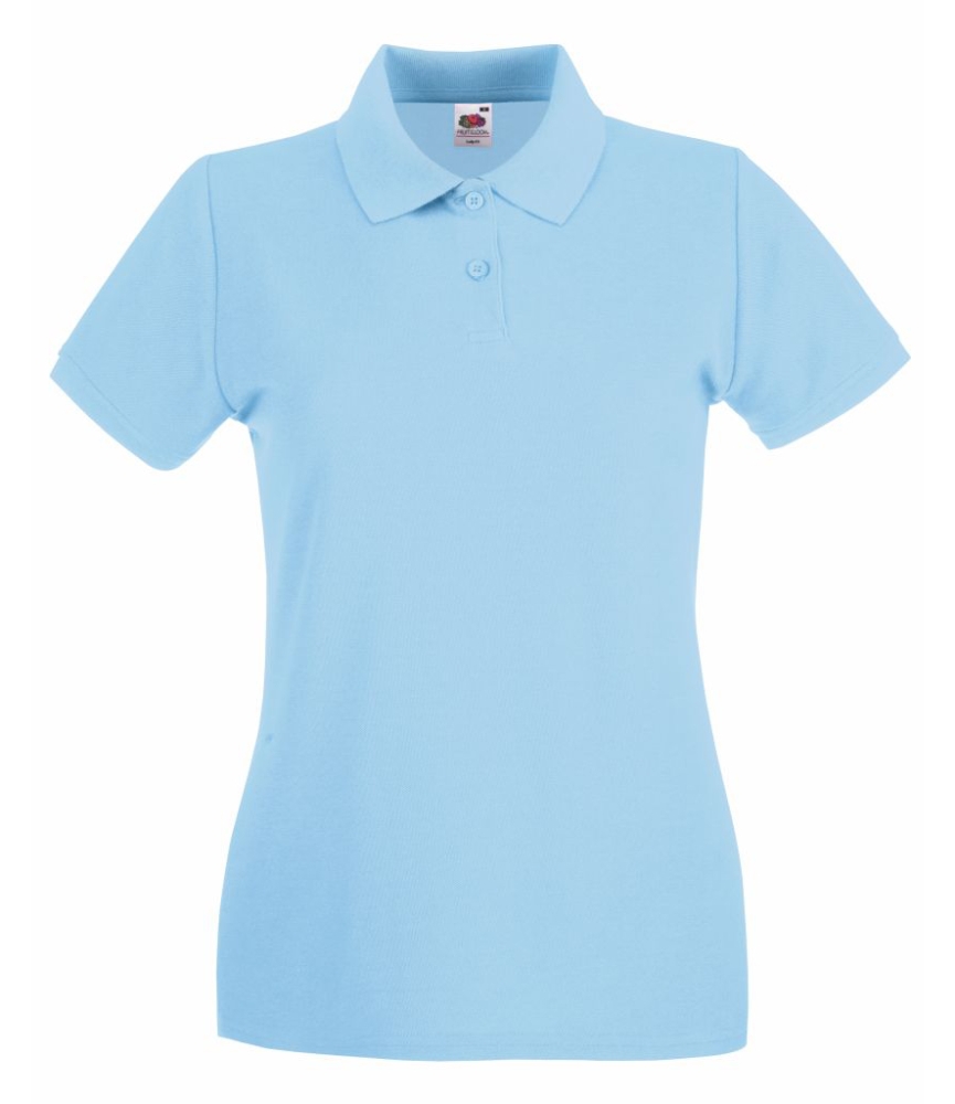 Fruit of the Loom Lady-Fit Premium Cotton Piqué Polo Shirt