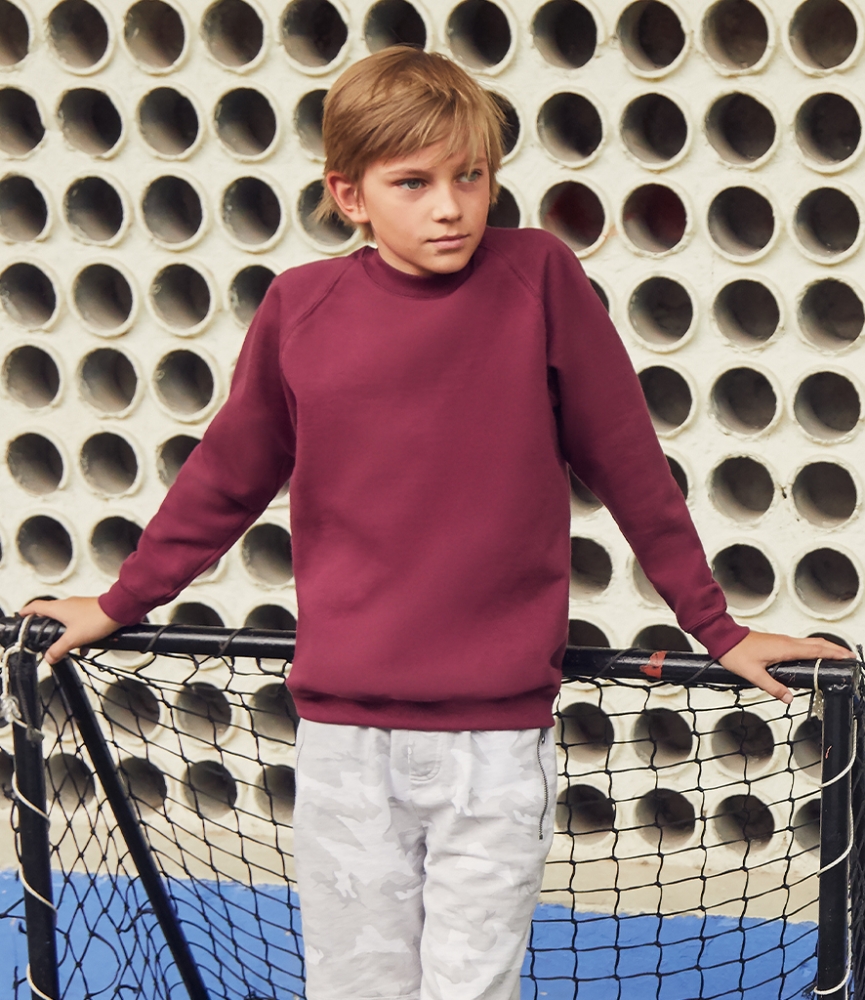 Fruit of the Loom Kids Classic Raglan Sweatshirt