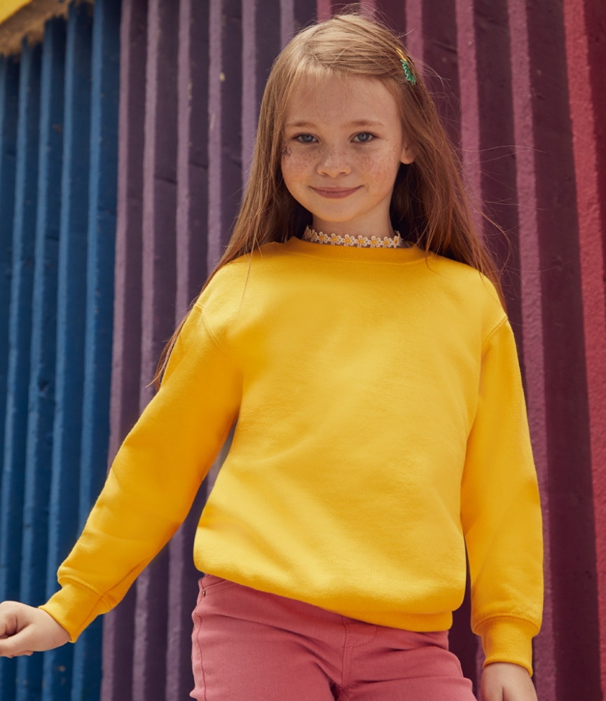 Fruit of the Loom Kids Classic Drop Shoulder Sweatshirt