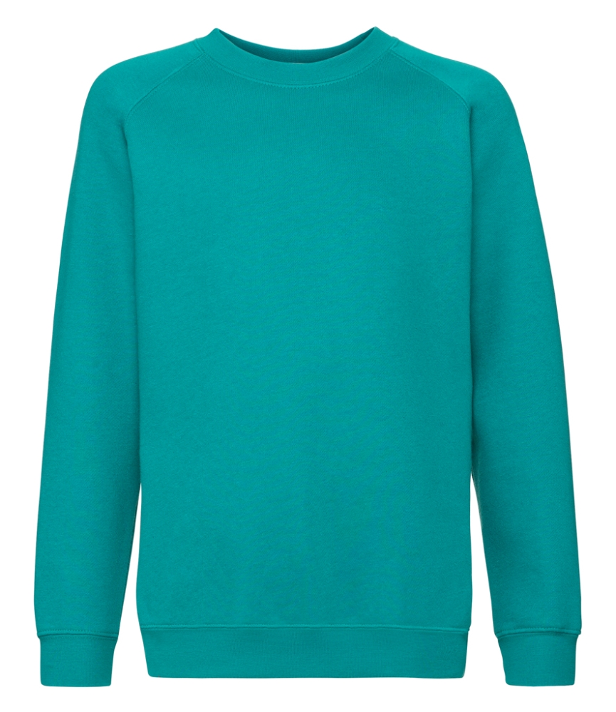 Fruit of the Loom Kids Premium Raglan Sweatshirt