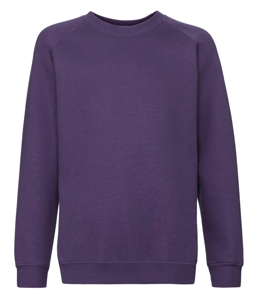 Fruit of the Loom Kids Premium Raglan Sweatshirt