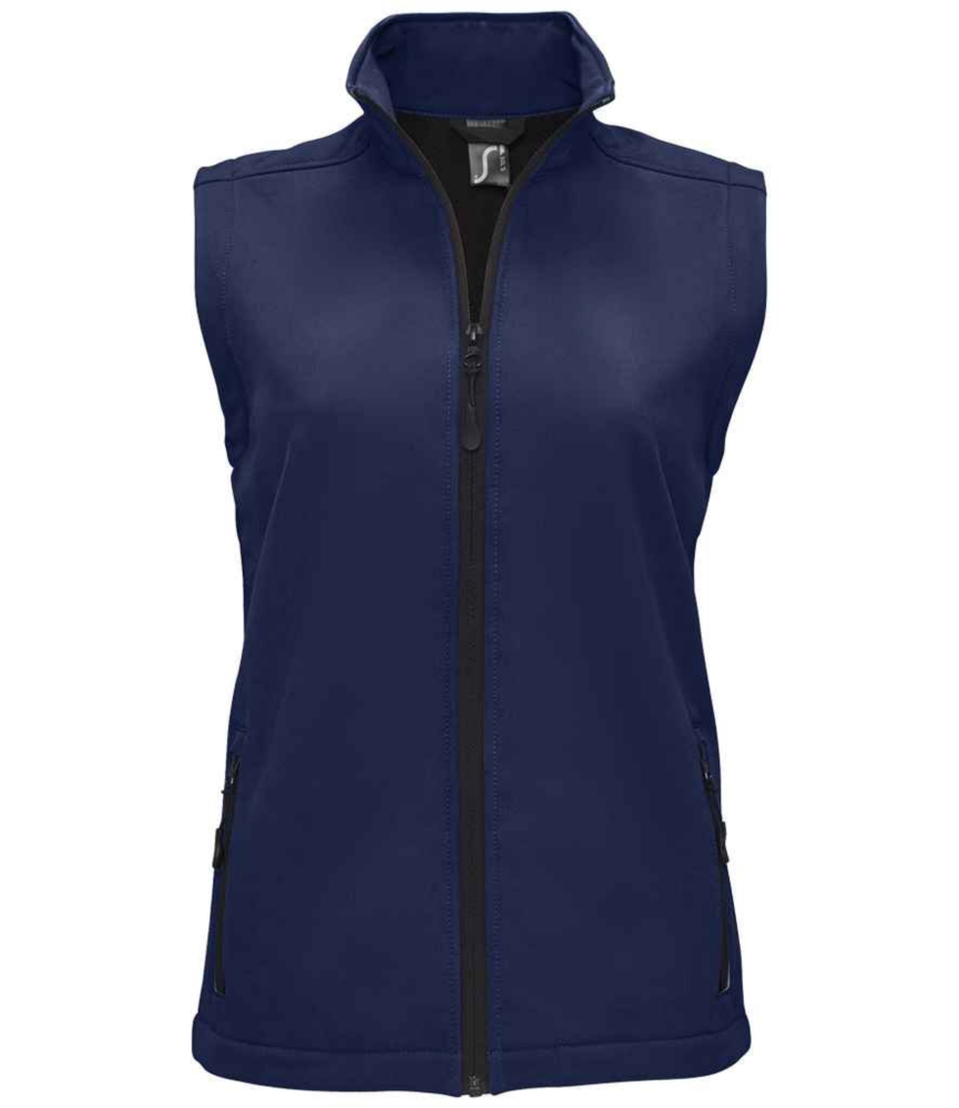 Ladies Navy Soft shell Gilet 