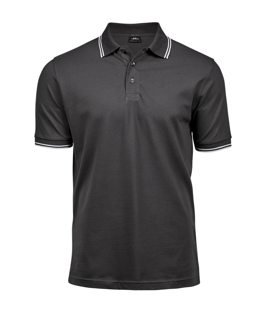 Tee Jays Luxury Stretch Tipped Polo Shirt