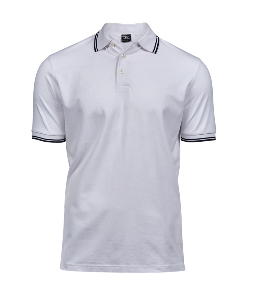 Tee Jays Luxury Stretch Tipped Polo Shirt