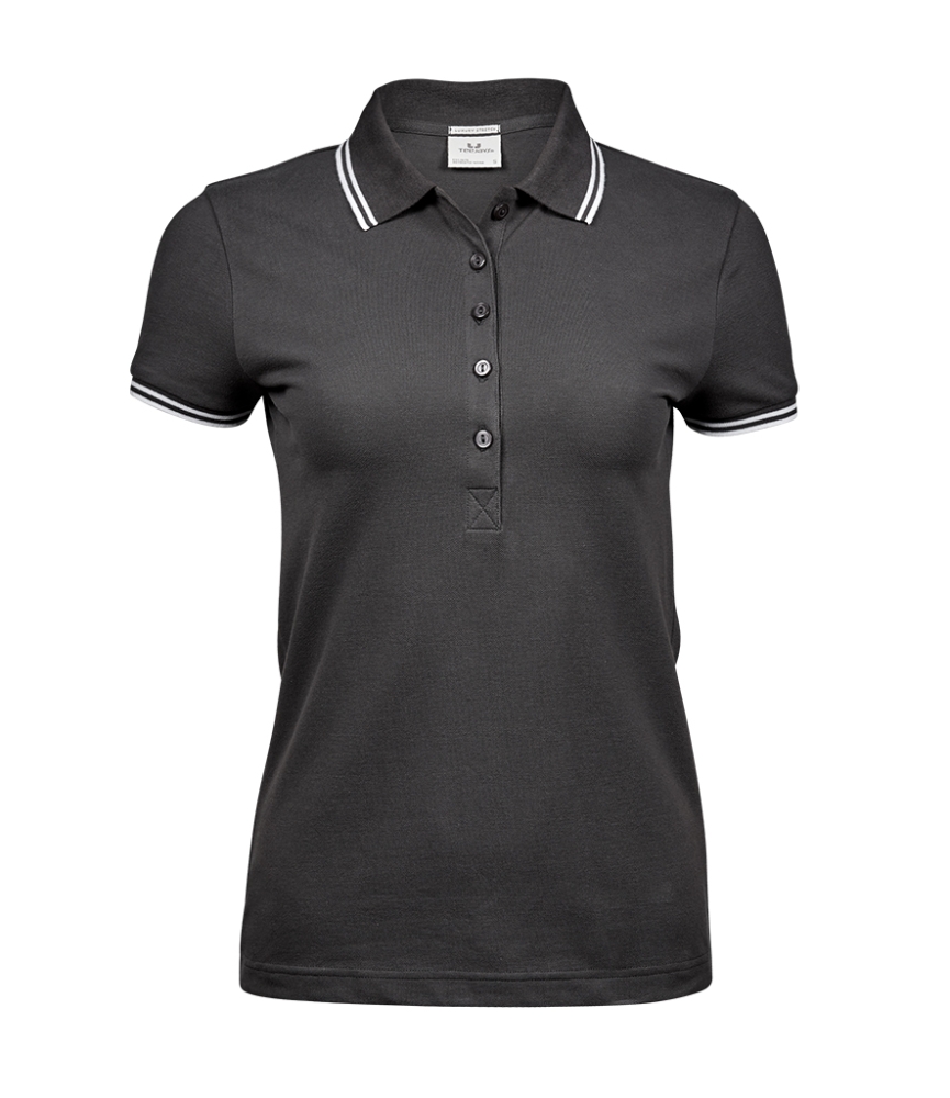 Tee Jays Ladies Luxury Stretch Tipped Polo Shirt