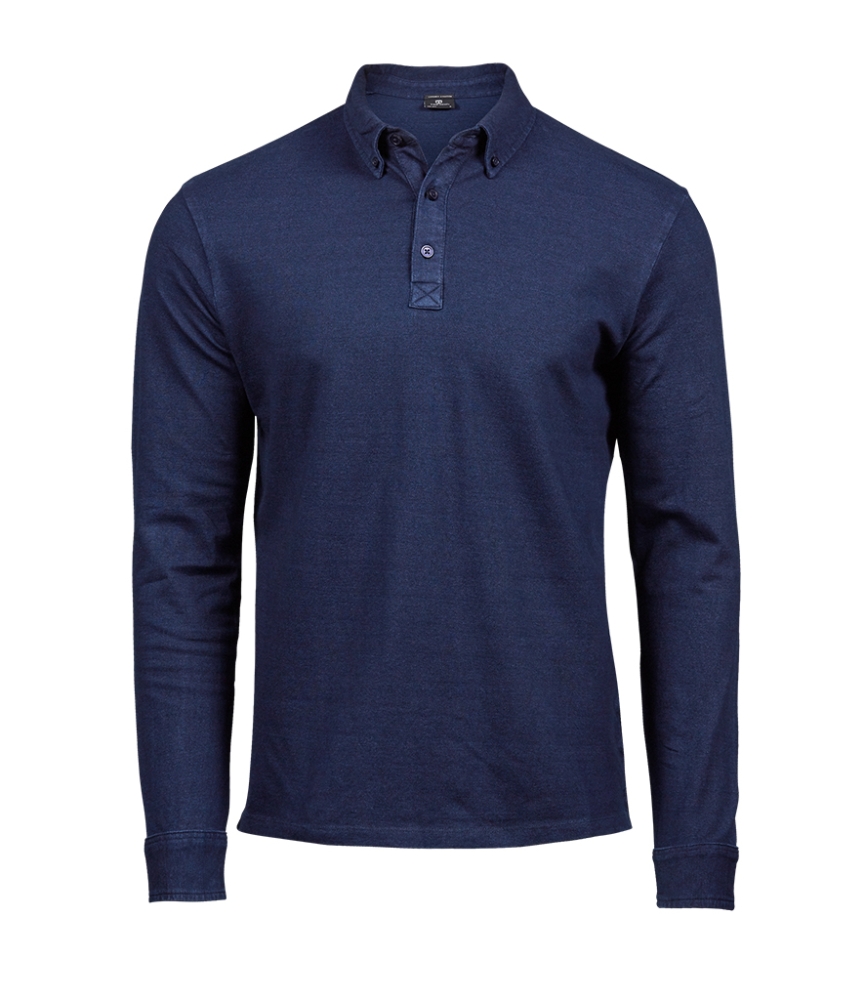Tee Jays Luxury Fashion Stretch Long Sleeve Polo Shirt