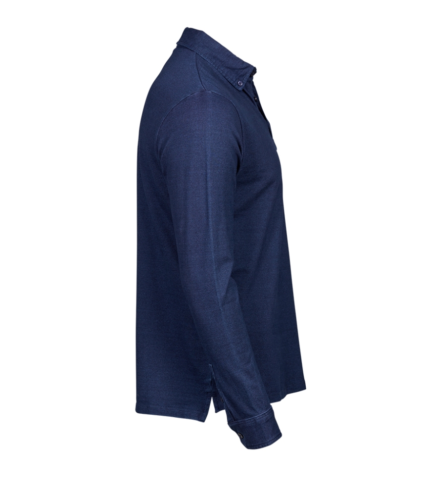Tee Jays Luxury Fashion Stretch Long Sleeve Polo Shirt
