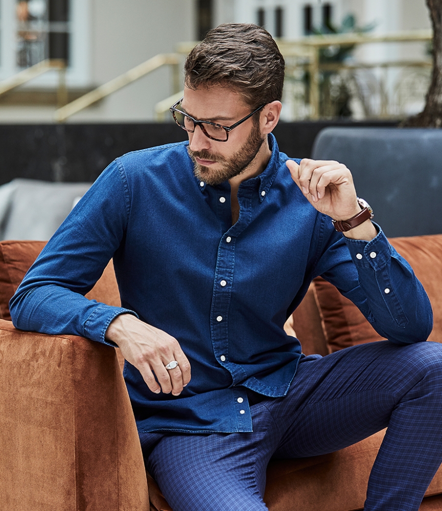 Tee Jays Long Sleeve Casual Twill Shirt