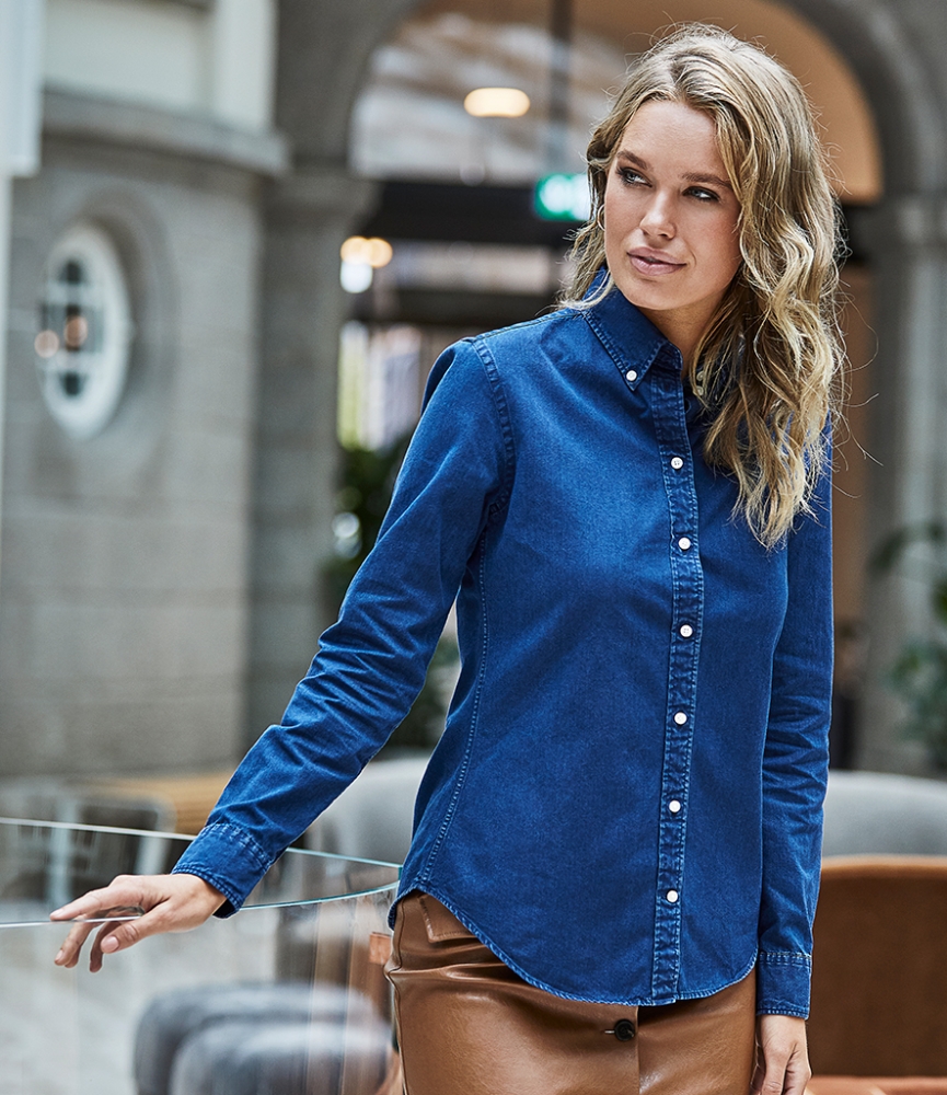 Tee Jays Ladies Long Sleeve Casual Twill Shirt