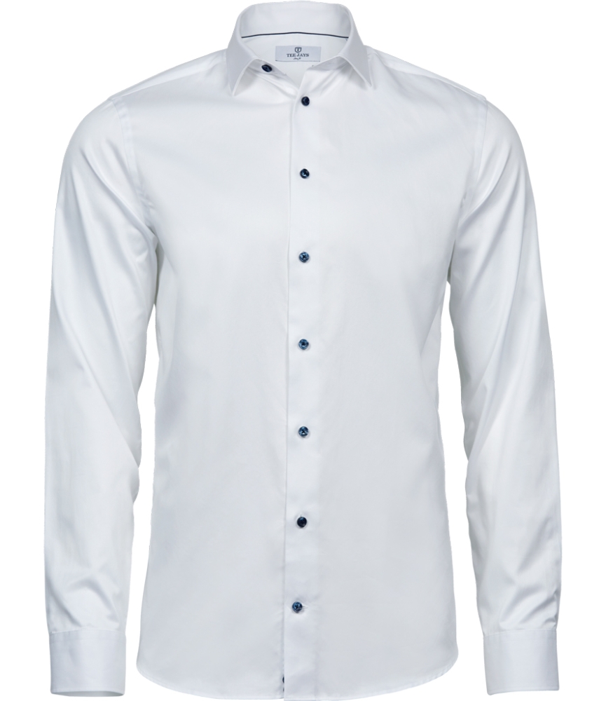 Tee Jays Luxury Slim Fit Long Sleeve Oxford Shirt