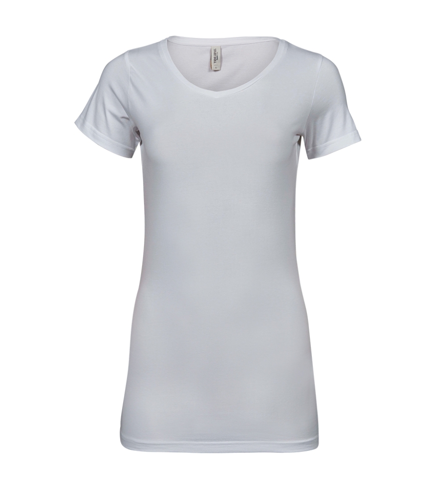 Tee Jays Ladies Fashion Stretch Long Length T-Shirt