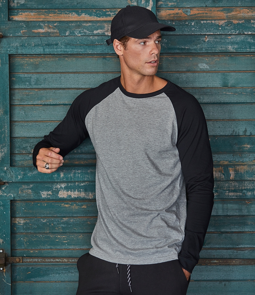 Tee Jays Long Sleeve Baseball T-Shirt