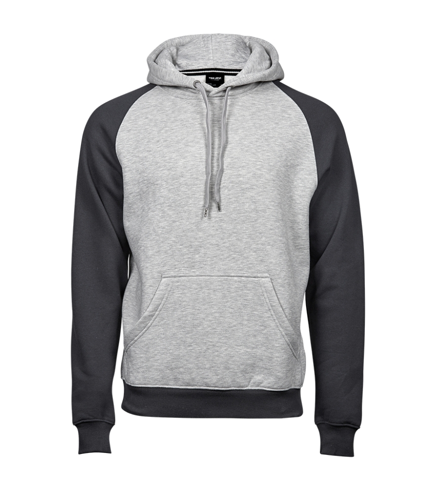 Tee Jays Two Tone Raglan Hooded Sweatshirt
