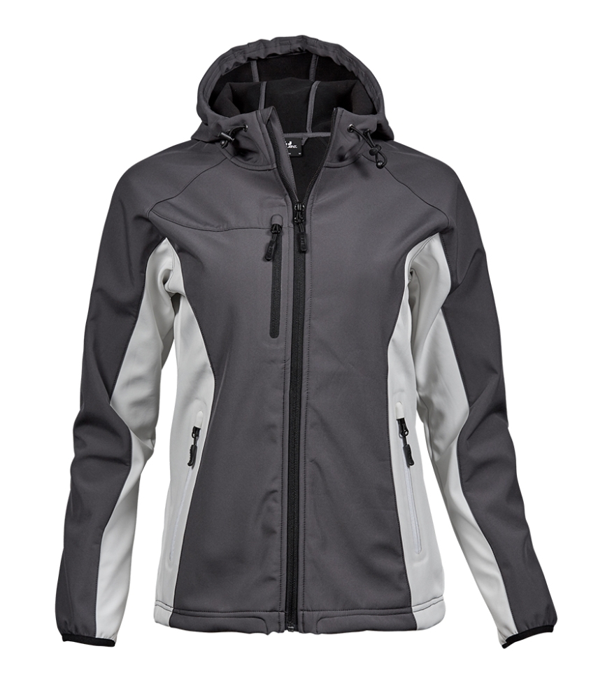Tee Jays Ladies Lightweight Performance Hooded Soft Shell Jacket