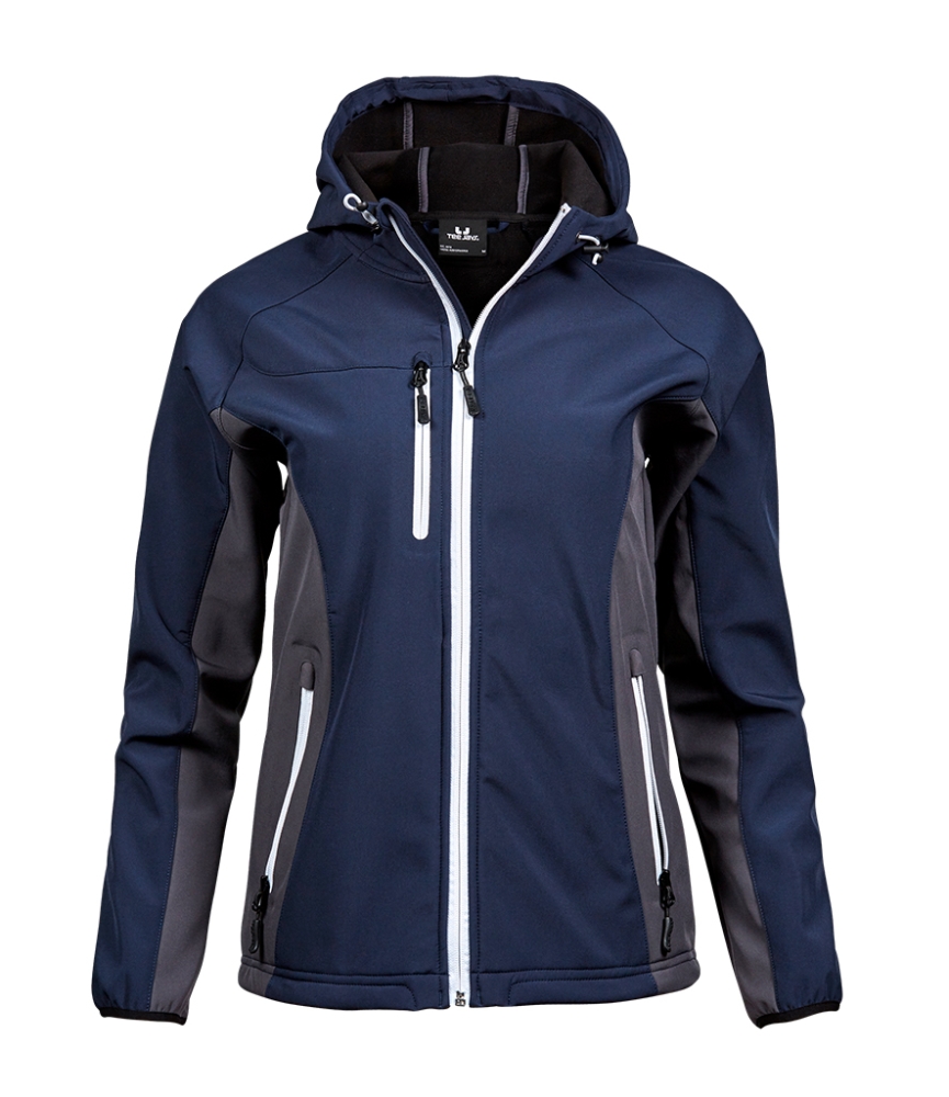 Tee Jays Ladies Lightweight Performance Hooded Soft Shell Jacket