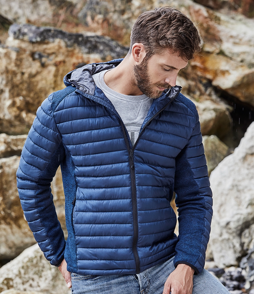 Tee Jays Crossover Hooded Padded Outdoor Jacket