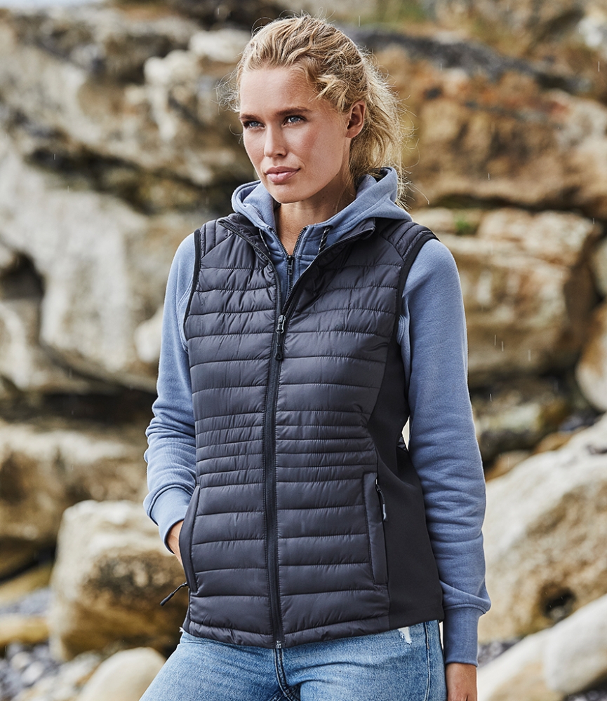 Tee Jays Ladies Crossover Padded Bodywarmer