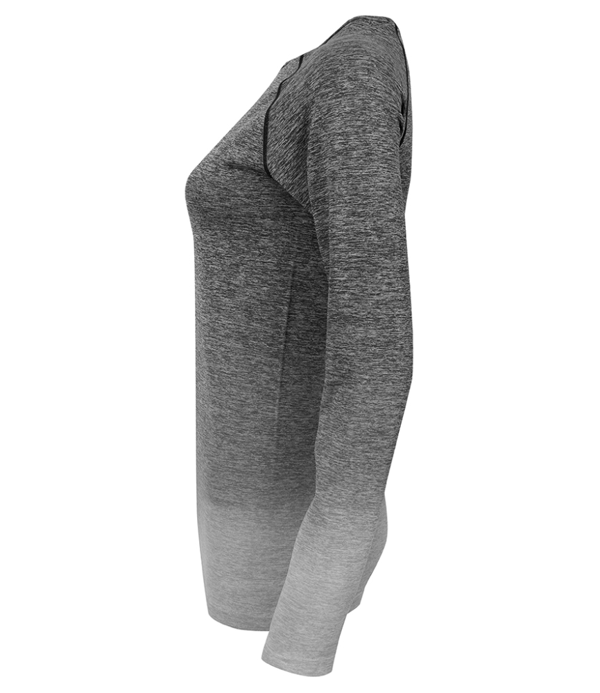Tombo Ladies Seamless Fade Out Long Sleeve Top