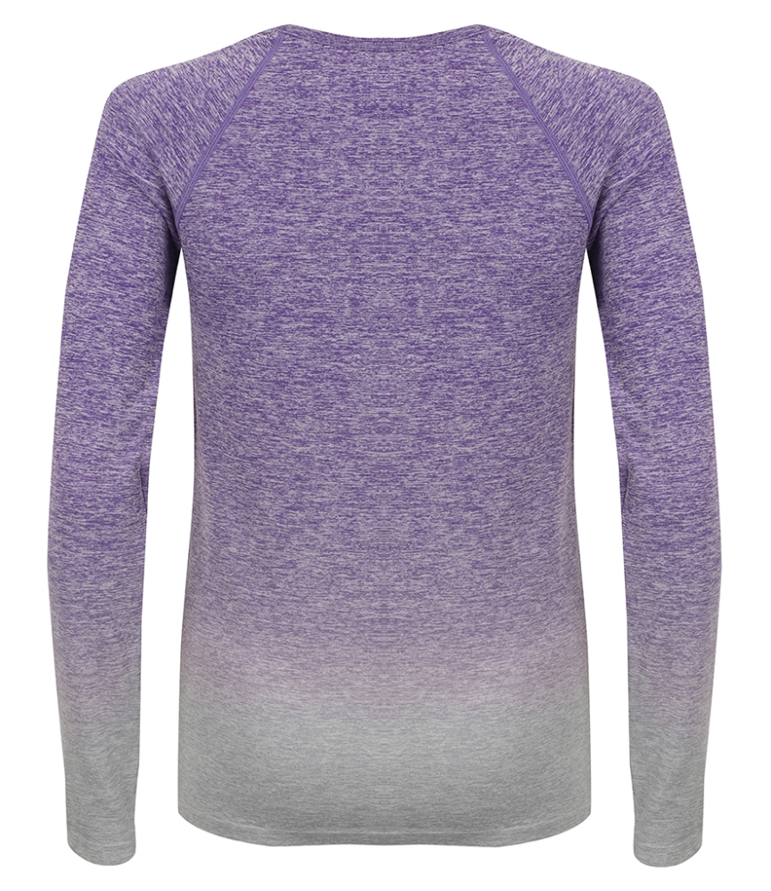 Tombo Ladies Seamless Fade Out Long Sleeve Top