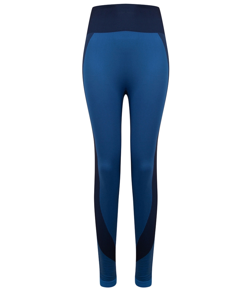 Tombo Ladies Seamless Panelled Leggings