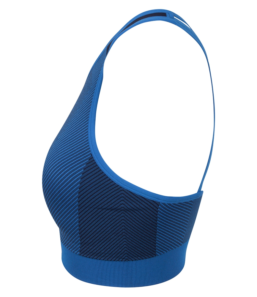 Tombo Ladies Seamless Panelled Crop Top