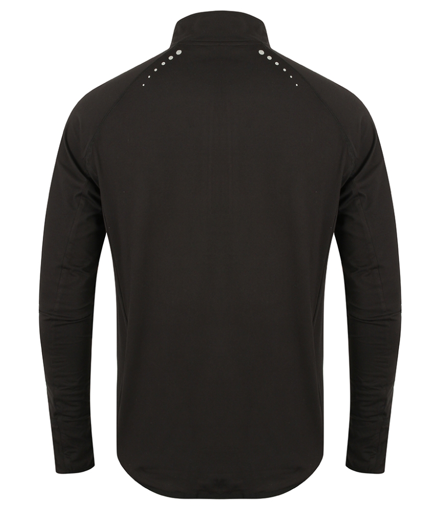 Tombo Long Sleeve Zip Neck Performance Top