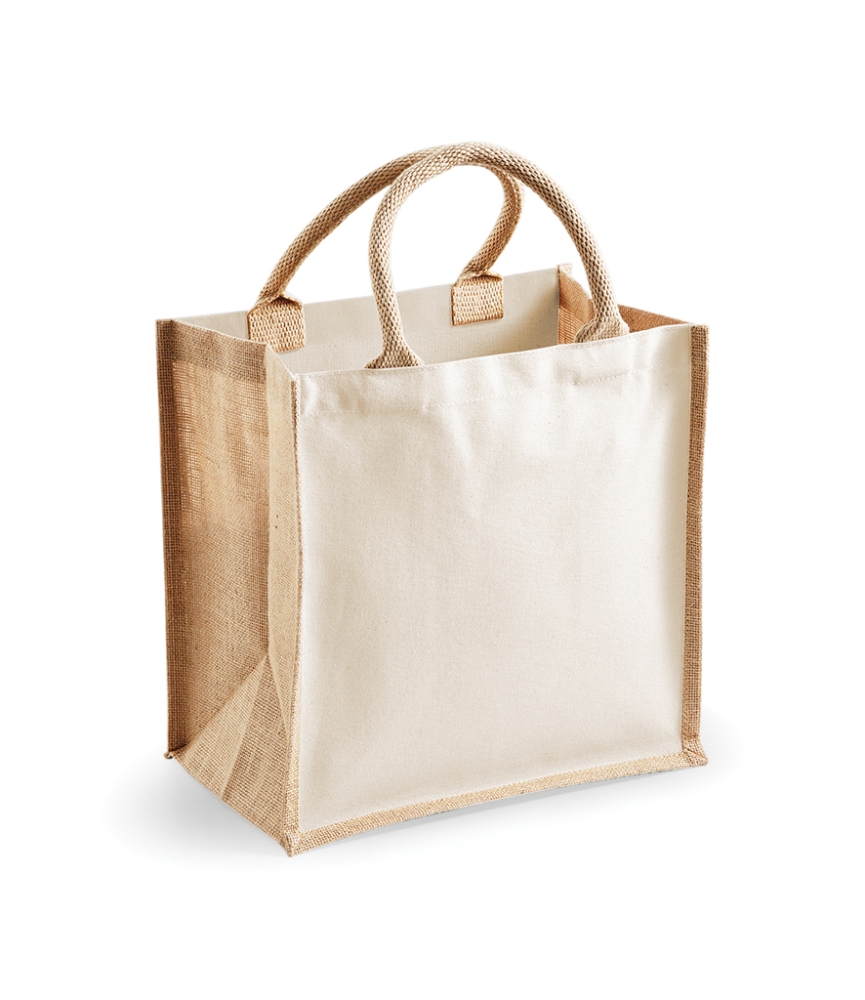 Westford Mill Printers Midi Jute Tote