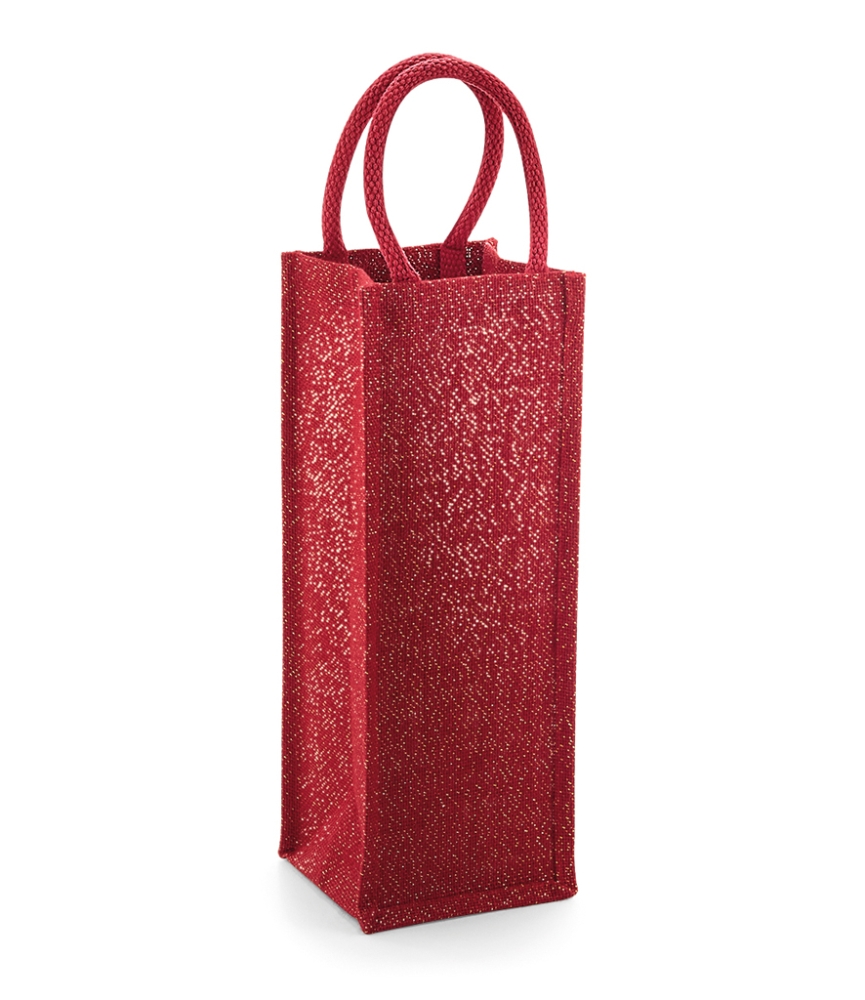 Westford Mill Shimmer Jute Bottle Bag