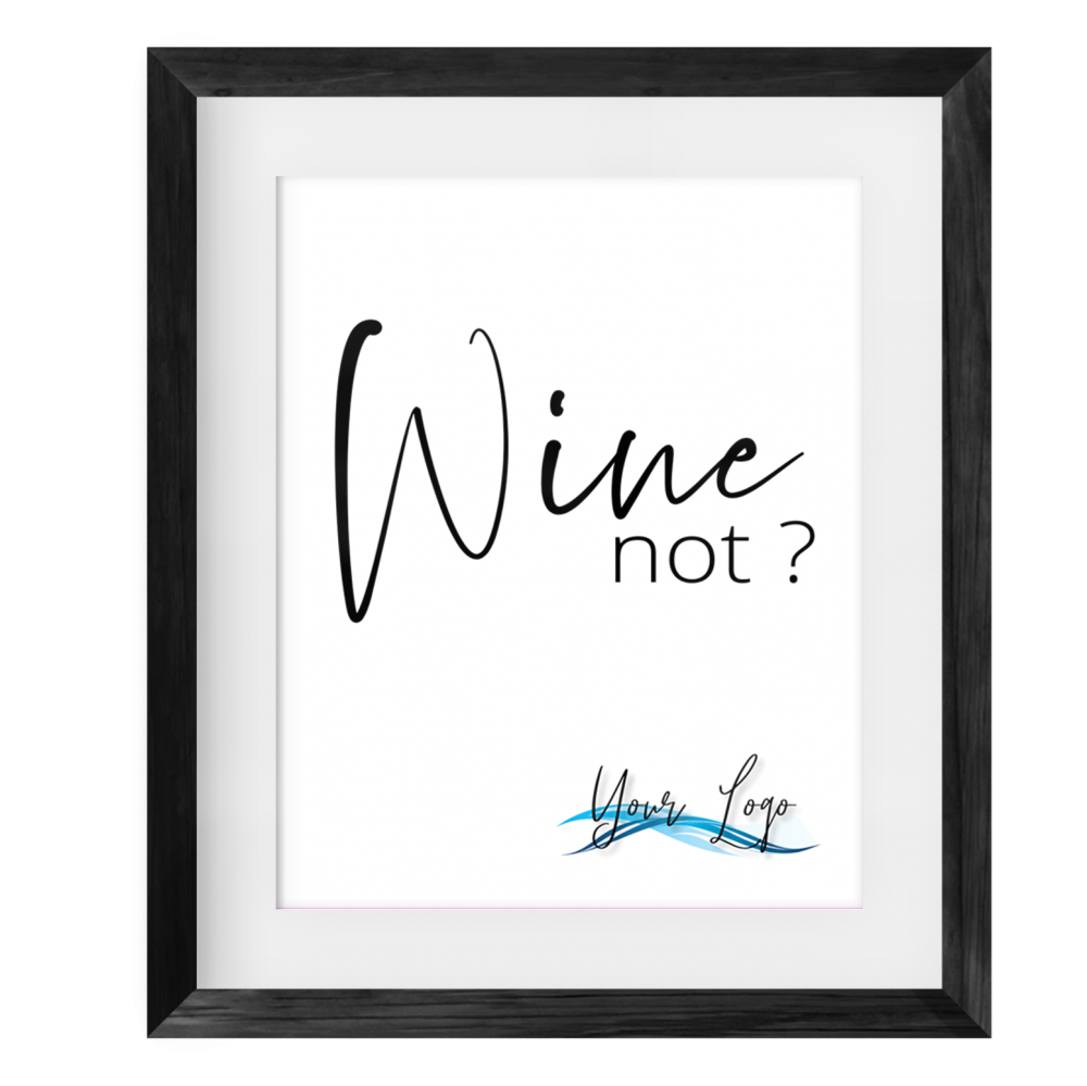 Wine not? Framed Print