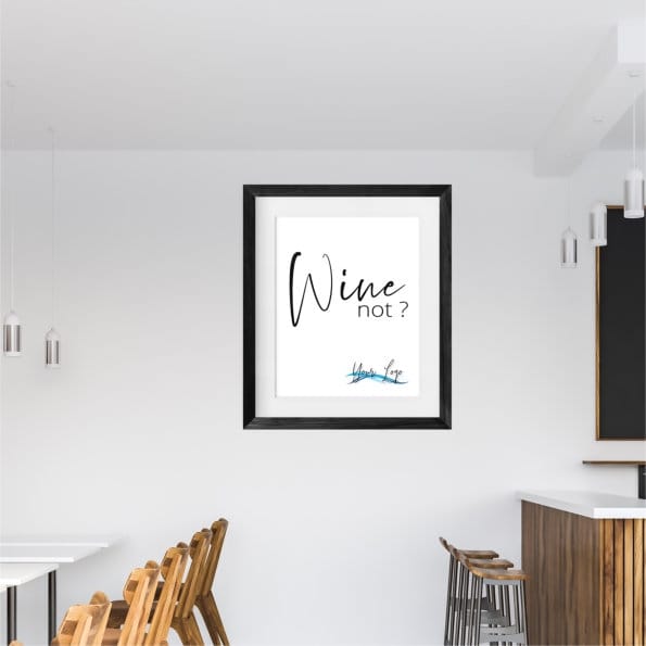 Wine not? Framed Print