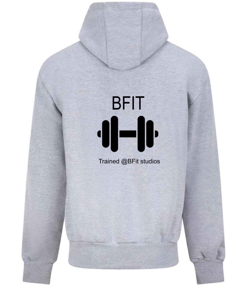 BFIT Heather Grey Zip up Hoody 