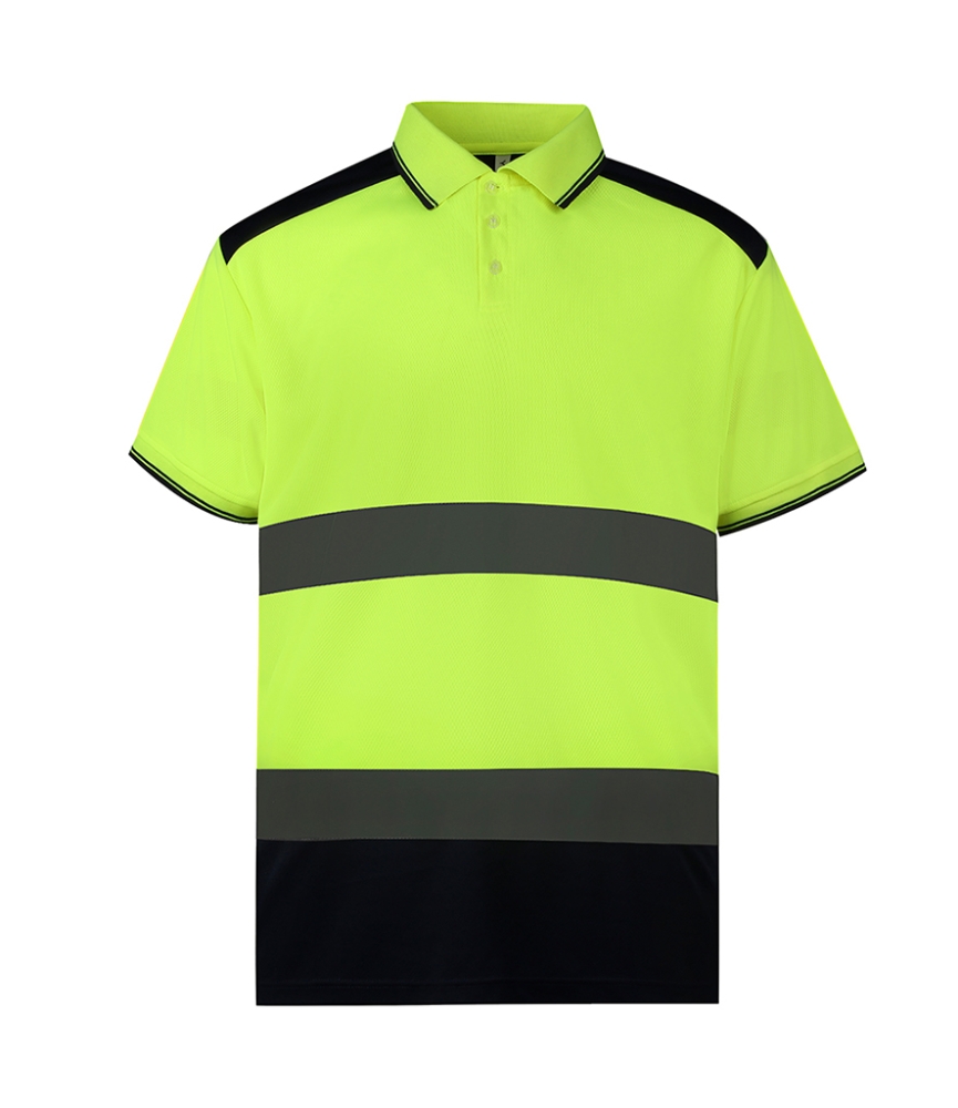 Yoko Two Tone Short Sleeve Polo Shirt