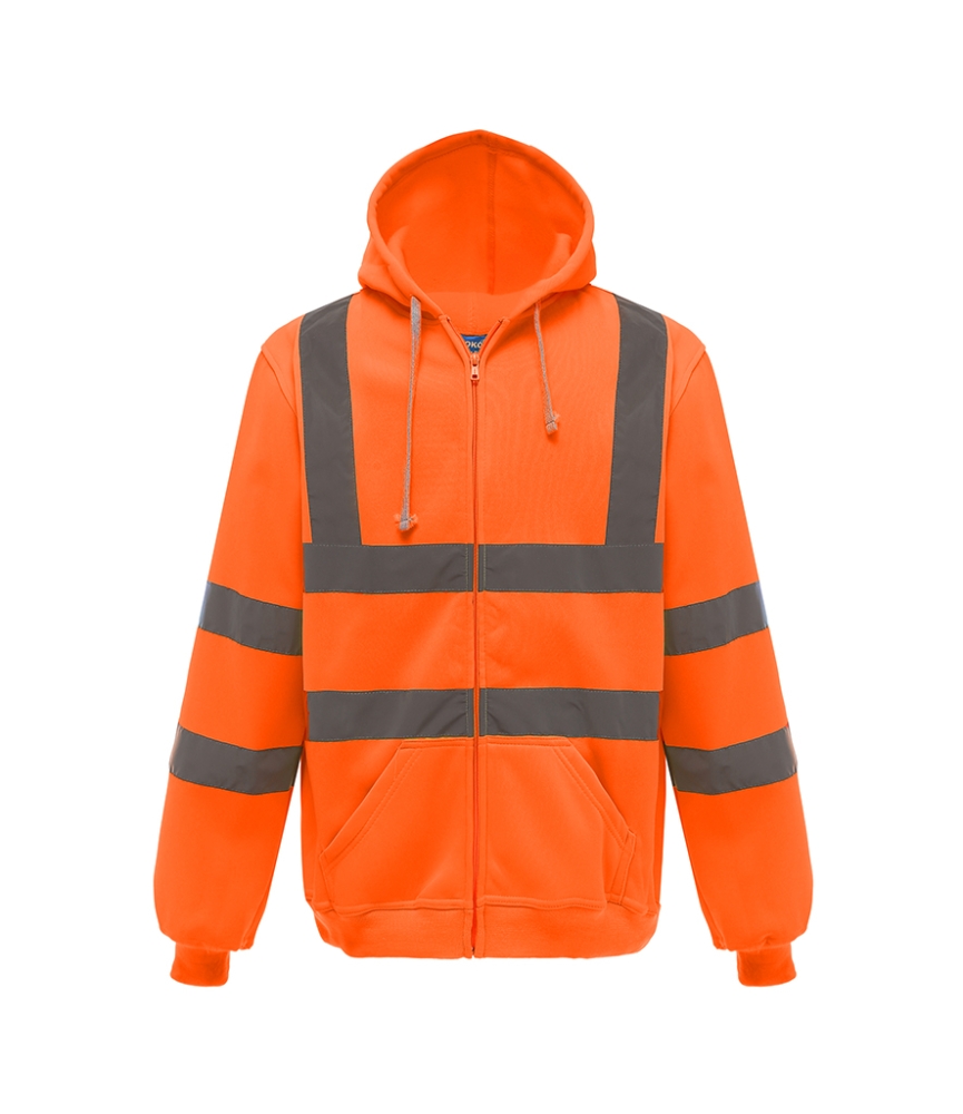 Yoko Hi-Vis Zip Hoodie