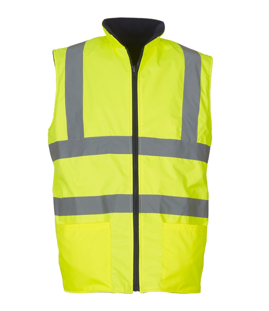 Yoko Hi-Vis Reversible Fleece Bodywarmer