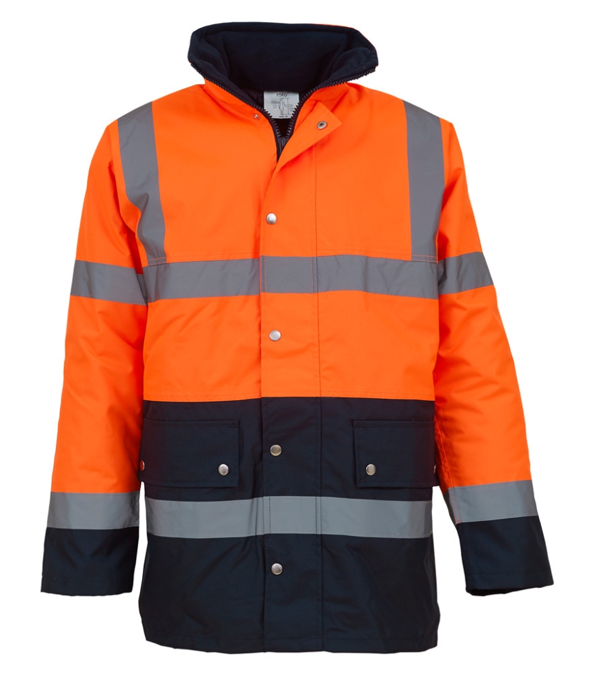 Yoko Hi-Vis Two Tone Motorway Jacket