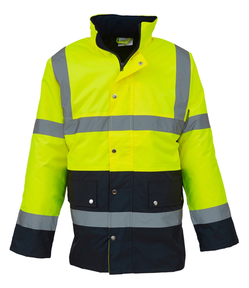 Yoko Hi-Vis Two Tone Motorway Jacket