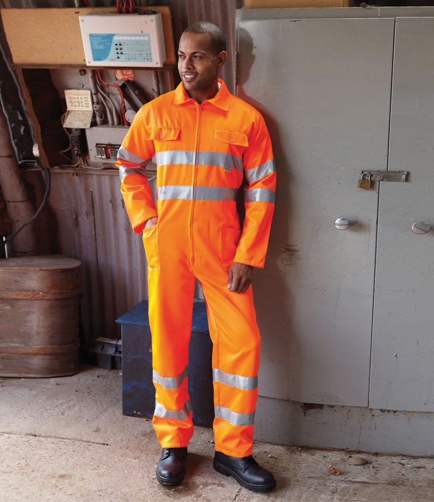 Yoko Hi-Vis Poly/Cotton Coverall