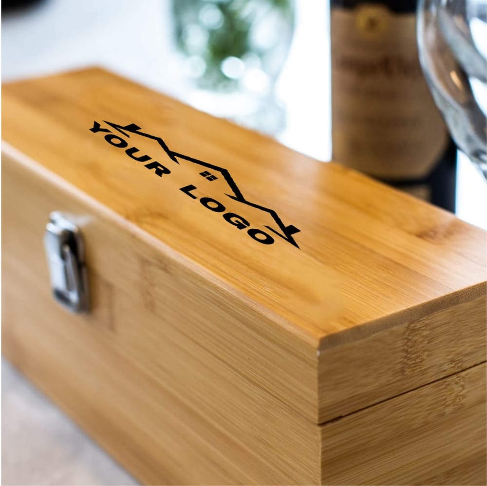 Bamboo Wine Box Gift Set